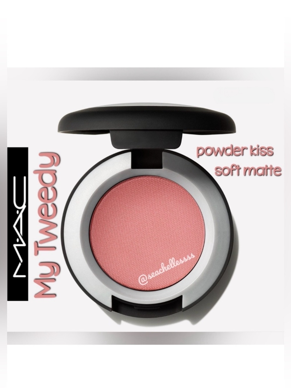 Mac Cosmetics Powder Kiss Soft Matte Eye Shadow | My Tweedy | Brand New in Box